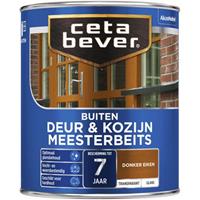CetaBever meesterbeits deur & kozijn transparant donker eiken glans zijdeglans 750 ml