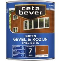 CetaBever snel beits gevel & kozijn transparant teak zijdemat 750 ml