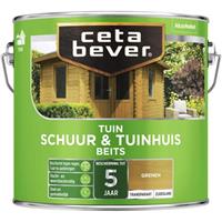 CetaBever tuinbeits schuur & tuinhuis transparant grenen zijdeglans 2,5l