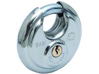 Basi 6100-7001-704 Hangslot 70 mm Gelijksluitend 704 Zilver Sleutelslot