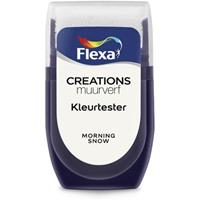 Flexa Creations muurverf Kleurtester Morning Snow mat 30ml