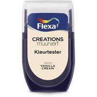 Flexa Creations muurverf Kleurtester Vanilla Cream mat 30ml