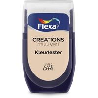 Flexa creations muurverf tester 3017 cafe latte 30 ml