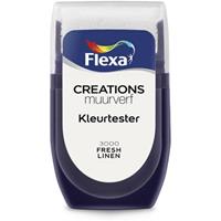 Flexa creations muurverf tester 3000 fresh linen 30 ml