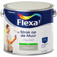 Flexa Strak op de muur saliegroen mat 2,5 liter