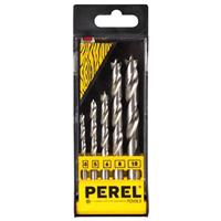 Perel houtborenset 4,5,6,8,10mm