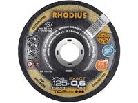 Rhodius XTK6 EXACT 210829 Doorslijpschijf gebogen 125 mm 22.23 mm 1 stuks