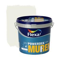 Flexa Powerdek latex RAL 9010 gebroken wit mat 5 liter