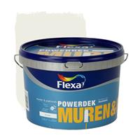 Flexa Powerdek latex RAL 9010 gebroken wit mat 2,5 liter