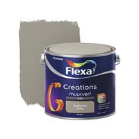 Flexa Creations muurverf authentic grey krijt 2,5 liter
