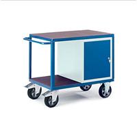 Rollcart Transportsysteme Werkplaatswagen voor zware belasting met stalen kast, 1000 x 700 mm, draagvermogen 1000 kg