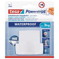 tesa POWERSTRIPS Tesa Powerstrips waterproof Duohaken Wit