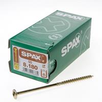 Spax Spaanplaatschroef Tellerkop discuskop gebruineerd T40 8 x 180mm