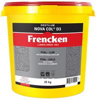 Frencken Houtlijm NovaCol - D3 - Wit - 25kg