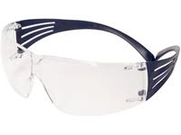 3M SecureFit Schutzbrille mit Antibeschlag-Schutz Blau DIN EN 166
