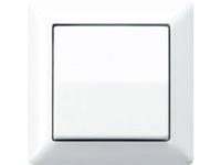 Jung AS 590 WW - Cover plate for switch/push button white AS 590 WW