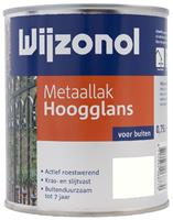 Wijzonol metaallak hoogglans zuiver wit (RAL9010) 750 ml