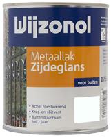 Wijzonol metaallak zijdeglans cremewit (RAL9001) 750 ml