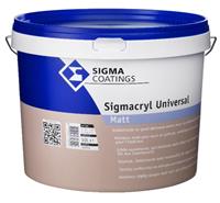 Sigma cryl universal matt donkere kleur 1 ltr