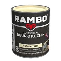 Rambo Pantserlak Deur & Kozijn zijdeglans ivoorwit dekkend 750 ml