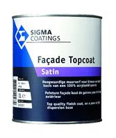 Sigma facade topcoat satin lichte kleur 2.5 ltr