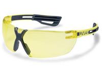 Uvex x-fit pro Schutzbrille inkl. UV-Schutz Gelb, Anthrazit