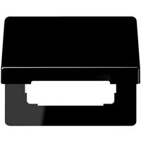 JUNG klapdeksel voor wcd en centraaldelen 50x50 mm SL500 zwart