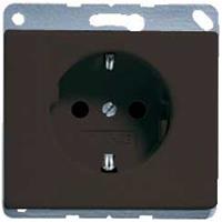 JUNG SL500 stopcontact 1-voudig met randaarde zwart