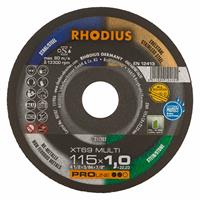 Extradünne 115 x 1,0 Trennscheiben XT69 | 10er Pack - RHODIUS