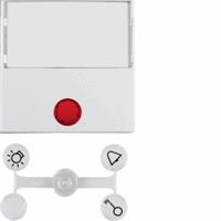 Berker 16968989 - Cover plate for switch/push button white 16968989