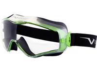 Univet 6X3 Vollsichtbrille mit Antibeschlag-Schutz, inkl. UV-Schutz Schwarz, Grün DIN EN