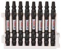 Bosch Doppelklingenbit-Set Impact Control, 8-teilig, T25, 65 mm