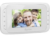Byron DIC-22805 Video-binnenunit voor, Extra monitor voor Deurintercomaccessoire Draadloos, Digitaal, Radiografisch Wit