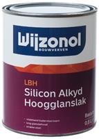 Wijzonol lbh silicon alkyd hoogglanslak kleur 2.5 ltr
