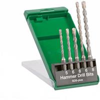 HiKOKI 4100840 SDS-Plus Hammer Drill 5-Delige Bitset