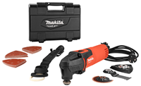 Makita M9800KX4 200W Multitool met Accessoire set in Koffer