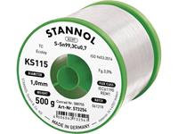 stannol KS115 Soldeertin, loodvrij Spoel Sn99.3Cu0.7 500 g 1.0 mm