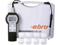 Ebro PHT 830 Set 1 pH Meter Set mit robuster Kunststoffelektrode ideal für Feldeinsatz im