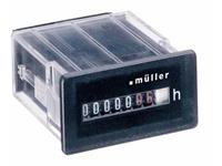 Müller BG 30.18 12-48V DC Bedrijfsurenteller Roltelwerk