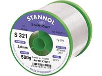 stannol S321 2,0% 2,0MM SN99,3CU0,7CD 500G Lötzinn, bleifrei bleifrei, Spule Sn99.3Cu0.7 500g 2mm