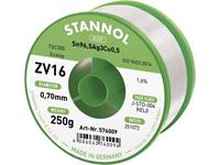 Stannol ZV16 Soldeertin, loodvrij Loodvrij Sn96,5Ag3Cu0,5 REL0 250 g 0.7 mm