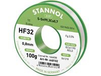 stannol HF32 3,5% 0,8MM SN99,3CU0,7 CD 100G Soldeertin, loodvrij Loodvrij, Spoel Sn99.3Cu0.7 100 g 0.8 mm