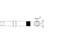 Weller 4PTA6-1 Soldeerpunt Platte vorm Grootte soldeerpunt 1.6 mm Inhoud: 1 stuk(s)