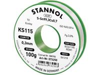 Stannol KS115 Lötzinn, bleifrei Spule Sn99.3Cu0.7 100g 0.3mm S66477
