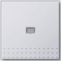 GIRA TX44 drukvlakschakelaar wissel met controlevenster wit