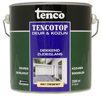 Tenco top Deur & Kozijn beits zijdeglans crèmewit 9001 2,5L
