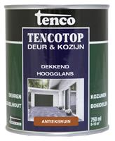 Tenco top Deur & Kozijn beits hoogglans antiekbruin 0,75L