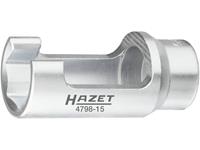 HAZET Injektor-Steckschlüssel-Einsatz 4798-15 Vierkant hohl 12,5mm (1/2") Außen-Sechskant Profil SW: 25mm