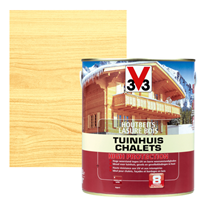 V33 houtbeits Tuinhuis High Protection transparant zijdeglans 2,5L