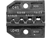 Rennsteig PEW12.45 Crimpzange Unisolierte Flachsteckverbinder 0.1 bis 2.5mm²